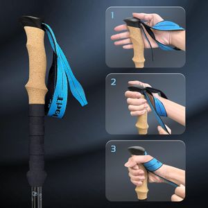 TheFitLife Carbon Fibre Trekking Poles – Red, Lightweight Hiking Sticks