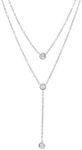 Apsan Y-Necklaces | Long Necklaces for Women | Long Silver Necklaces | Front Long Chain Necklace |Women's Stainless Steel Moon and Star Pendant Necklace, 21inches