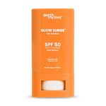 Earth Rhythm Glow Sunscreen For Normal Skin Type Stick Spf 50, Pa++++ With Vitamin C, Zinc Oxide, Vitamin E | Water Resistant, Lightweight, No White Cast | Men & Women | - 20 Gm