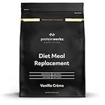 Protein Works - Diet Meal Replacement Shake - Nutrient Dense, High Protein Meal - Supports Weight Loss - Vanilla Crème - 14 Meals - 1kg