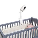 HOLACA Baby Monitor Clip Holder for Nooie Baby Monitor with Camera, Nooie 2K Indoor Surveillance Camera, Nooie Baby Monitor WLAN Indoor Camera