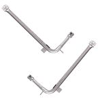 Burner Tube for Viking Appliance Oven Burner EVGIC305 VGIC365 VGRC605 VGSS480 Viking Range Parts, PB050012, 2-Pack Pb050009 Stainless Steel Gas Replacement Parts