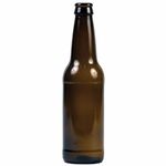 Home Brew Ohio 5208 12oz Crown Cap Amber Longneck Bottles, case of 24