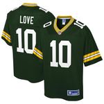 NFL PRO LINE Men's Jordan Love Green Green Bay Packers Team Player Jersey