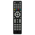 GE Universal Remote Control for Samsung, Vizio, LG, Sony, Sharp, Roku, Apple TV, RCA, Panasonic, Smart TVs, Streaming Players, Blu-ray, DVD, 4-Device, Black, 34457 Brushed Black