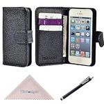 Wisdompro Wallet Case for iPhone 5,
