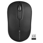 ZEBRONICS Dash Pro 2.4GHz Wireless Mouse, Upto 1600 DPI, 3 Level DPI, High Precision, Power Saving Mode, Comfortable & Lightweight, for Mac | Laptop | Computer (Black)