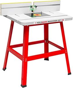Holzmann OFT102 Router Table for 1/2' and 1/4" Routers Universal Floor Standing
