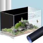 VAYINATO® 2 x 2 Feet Aquarium Fish Tank Black Background Sticker Poster | Adhesive Design | Easy to Attach The Decoration Paper to Aquarium Fish Tank by Petzlifeworld