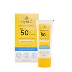 Qurez Mineral Sunscreen SPF 50 PA+++, Lightweight, No white-cast, Broad Spectrum, Blue Light Protection, IR Protection| Clinically Tested| for Oily, Dry, Sensitive, Acne-prone Skin| Water resistant, 50g