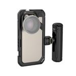 SMALLRIG Single Handheld Phone Cage Kit for iPhone 15 Pro, Mobile Video Rig Cage Kit with Wireless Quick Release Handle for Video Recording/YouTube/Live Streaming/Vlog - 4398