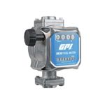 GPI 165100-01, M30-G8N Mechanical Fuel Meter, 5 to 30 GPM, 1” NPT Inlet/Outlet, 4-Digit Display, -2% Accuracy