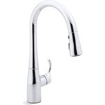 KOHLER K-597-CP Simplice Kitchen Faucet, One Size, Polished Chrome