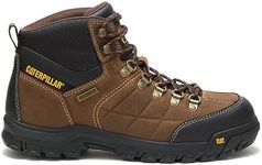 Cat Footwear Men's Threshold Waterproof Soft Toe Work Boot, Real Brown, 10.5