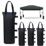FRTAOOP Gazebo Weights Sand Bags: Filled Hold Oxford Wind Sandbags 4-pack for Keeping Sturdy Canopy Tent Legs - Outdoor for Patio Garden Beach Camping