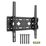 NETMEO TV Wall Bracket Fit Most 26-65 inchs LED, LCD OLED and Plasma Flat Curved TVs, Heavy Duty Low Profile Tilt TV Wall Mount, Max VESA 400x400mm and Up to 110 lbs