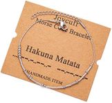 Morse Code Bracelets for Women Haku