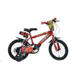 Dino Bikes - 14 Inch Children's Bicycle Cars - Boys Bike with Removable Stabilisers from 3 Years