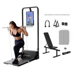 Speediance Smart Home Gym System, Multifunctional Smith Machine Home Gym Power Cage, Portable Cable Machine for Home Workout, Full Body Strength Training Fitness Exercise Machine