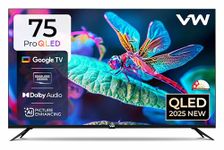 VW 190 cm (75 inches) GQ1 Pro Series 4K Ultra HD Smart QLED Google TV VW75GQ1
