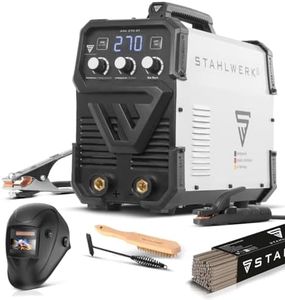 STAHLWERK Elektroden-Schweißgerät ARC-270 ST – Vollausstattung – MMA (E-Hand) bis 270 A, Schweißen ohne Schutzgas, Lift-TIG Inverter 400 V, Überhitzungsschutz, Smartkühlung & Temperatursteuerung
