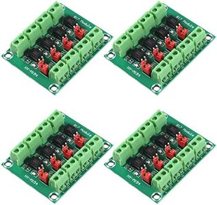 Alinan 4pcs 4CH Optocoupler PC817 4 Channel Isolation Board Voltage Converter Adapter Module 3.6-30V Driver Photoelectric Isolated Module