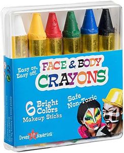 Dress Up America Face Paint 6 Color Crayon - Color Face Paint Ultimate Party Pack,Multi Color