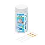 Clearwater Hot Tub, Pool and Spa Test Strips x 25 - 3 in 1 - Measures Chlorine, PH and Total Alkalinity