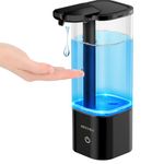 Secura 18.6 oz Automatic Soap Dispenser, Touchless Liquid Soap Dispenser with 25-Second Timer, 3 Gear Distance-Controlled Volume Setting Prefect for Kitchen or Bathroom