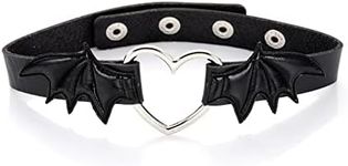 Black Leather Choker Halloween Neck