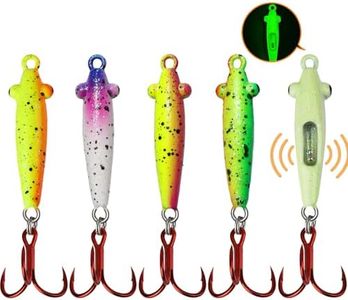 Dovesun Ice Fishing Jigs Ice Fishing Lures Kit Ice Fishing Spoons