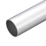 uxcell 6063 Aluminum Round Tube, 40mm OD 37mm Inner Dia 300mm Length Pipe Tubing for Industry DIY Projects