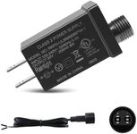 30V 0.2A 6W Class 2 Power Supply, IP44 Waterproof LED Low Voltage Transformer, UL Listed Inflatable Adapter Driver with US Plug for Christmas Decor Light, String Light Indoor Outdoor, 1Pack