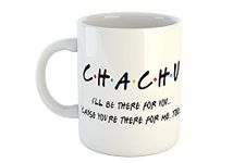 Divine Handicraft Chachu Coffee Mug Printed White Tea & Cup Made of Ceramic- 11 Oz (350ml) Ideal and Sweet Gift and Return Gift Choice for Chachu Chacha Ji and Uncle, Multicolor