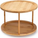 Bamboo Turntable Lazy Susan Rotatin