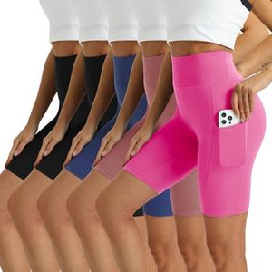 MaaGcc High Waisted Biker Shorts Women Athletic Gym Workout & Running