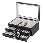4Less Co 30 Pen Wood Display Case H
