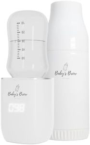 Baby's Brew Portable Bottle Warmer Pro - Milk Warmers for Breastmilk or Formula, Leak-Proof Design, Travel-Friendly, Cordless, Battery-Powered, 8-12 Hour Battery Life, Warmer Set