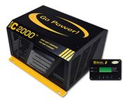 Go Power! GP-IC2000-12-PKG Pure Sine Wave Inverter (2000 Watt with 100 amp Charger includes ICR-50 Remote)