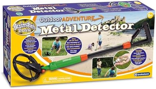 Brainstorm Toys - Outdoor Adventure Metal Detector, Kids Treasure Hunting STEM Toy, Educational Activity Kit Age 6+