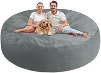 SIMFLAG XX-Large Bean Bag Chair, Memory Foam Filling Bean Bag Chairs with Velvet Cover, Removable and Machine Washable Cover, Giant Bean Bag Chair for Adult