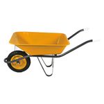EPICA - Heavy Duty Wheelbarrow – Sturdy Construction for Gardening, Construction, and Landscaping (CE6400).