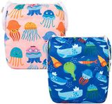 ALVABABY Swim Diapers Baby Toddler Snap Large Size Reusable Adjustable Washable 0-2 Years Old Baby Boys Girls Swim Diaper ZDYK116-117-AU