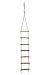 iVee international Rope Ladder for Kids | Climbing Ladder for Kids | Wooden Ladder for Kids for Physical Activity | Indoor Outdoor Games for Kids (White)