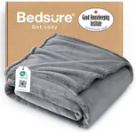 Bedsure GentleSoft Fleece Throw Bla