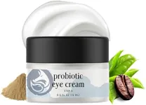 Foxbrim Naturals Probiotic Caffeine Eye Cream for Dark Circles, Puffiness, and Fine Lines | Anti-Aging with Green Tea, Licorice Root, Pomegranate Extract - 0.5oz