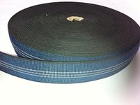 Foam & Upholstery Warehouse Elasticated JUMBO 10% stretch firm Seat Webbing. Upholstery Webbings For Sofa & Chair Repairs.top Quality Upholstery Webbing. 5 Mtr Length X 50mm Wide Webbing