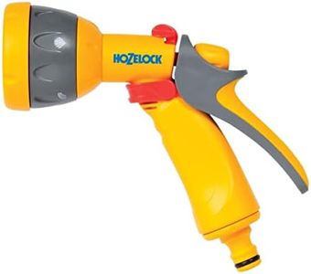 Hozelock 2676P0000 Multispray Watering Gun, Grey/Yellow (HZ2676P0000)