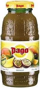 Zumos Pago - Bebida de frutas Mango y Maracuyá a partir de Zumo de frutas Pack 12 x 200ml Especialidades