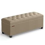 SONGMICS Storage Ottoman Bench, Ben